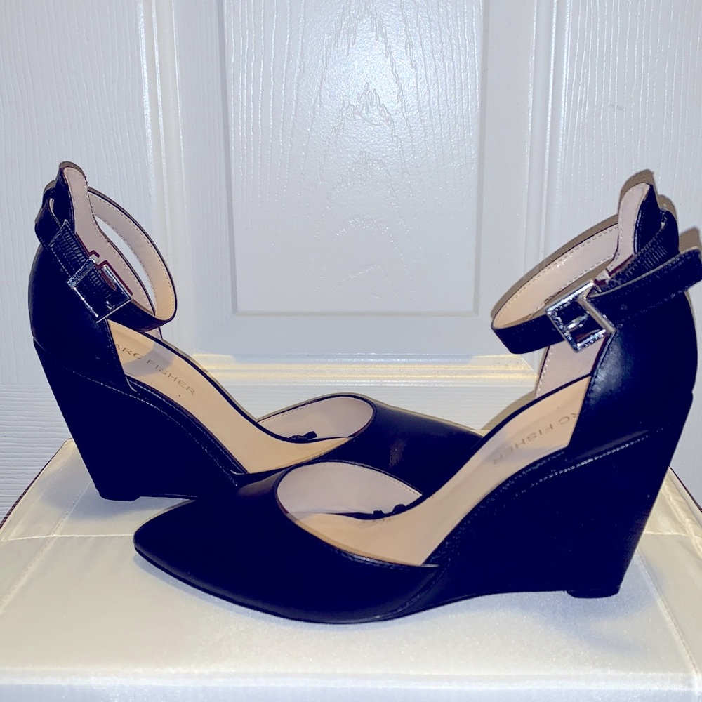 Marc Fisher Wedge Heels! Used a couple times and in great condition.